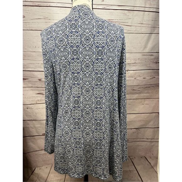 Premise 1X‎ open blue and white cardigan - 2463 - Picture 2 of 4